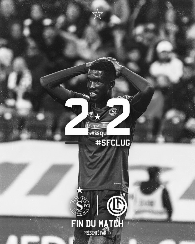 Servette FC - FC Lugano : une revanche à prendre - Servette FC